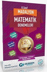 8. Sınıf Madalyon Matematik Denemeleri 20 Deneme - Gezegen Yayıncılık