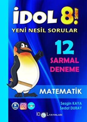 İdol Yayınları 8. Sınıf Matematik 12 Sarmal Deneme İdol Yayınlar - 1