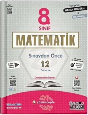8. Sınıf Matematik Sınavdan Önce 12 Deneme - 1
