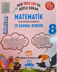 Sinan Kuzucu Yayınları 8. Sınıf Matematik 20 Sarmal Deneme - Sinan Kuzucu Yayınları