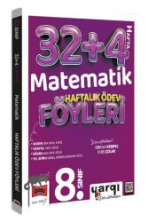 8. Sınıf Matematik 32+4 Haftalık Ödev Föyleri - Yargı Yayınevi
