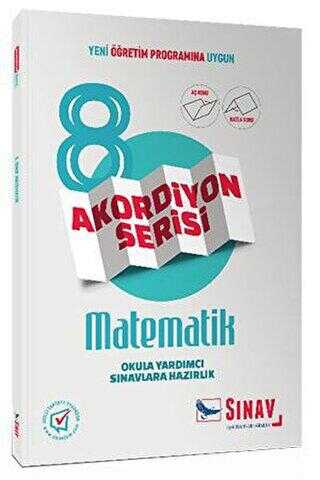 Sınav Yayınları 8. Sınıf Matematik Akordiyon Serisi