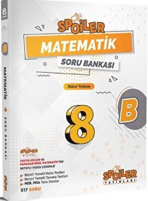 Spoiler Yayınları 8. Sınıf Matematik B Soru Bankası - 1