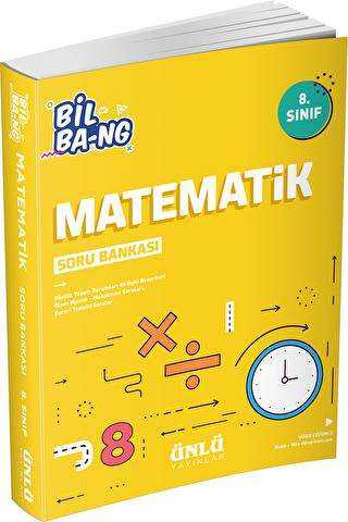 Ünlü Yayınları 8. Sınıf Matematik Bil Bang Soru Bankası