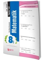 4 Adım Yayınları 8. Sınıf Matematik Çek-Kopar Yaprak Test - 4 Adım Yayınları