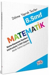 Editör Yayınevi 8. Sınıf Matematik Dökme Yaprak Testler - Editör Yayınevi