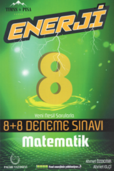 Palme 8. Sınıf Enerji Matematik 8+8 Deneme Sınavı - Palme Yayınları