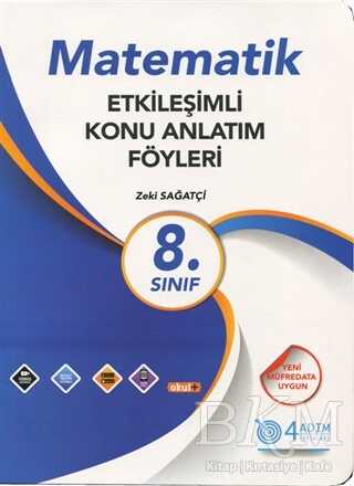 4 Adım Yayınları 8. Sınıf Matematik Etkileşimli Konu Anlatım Föyleri - 4 Adım Yayınları