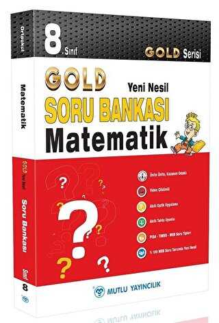 Mutlu Yayıncılık 8. Sınıf Gold Yeni Nesil Matematik Soru Bankası