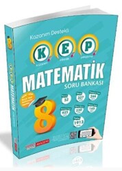Kırmızı Beyaz Yayınları 8. Sınıf Matematik Kazanım Destekli Soru Bankası - Kırmızı Beyaz Yayınları