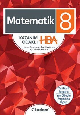 Tudem Yayınları - Bayilik 8. Sınıf Matematik Kazanım Odaklı HBA - 1