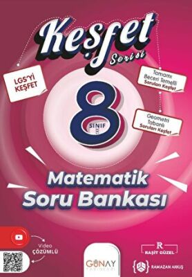 8. Sınıf Keşfet Serisi Matematik Soru Bankası - 1