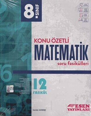Esen Yayınları 8. Sınıf Matematik Konu Özetli Soru Fasikülleri - 1
