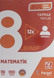 Pergel Yayınları 8. Sınıf Matematik Kutu Test 12 Adet - Pergel Yayınları