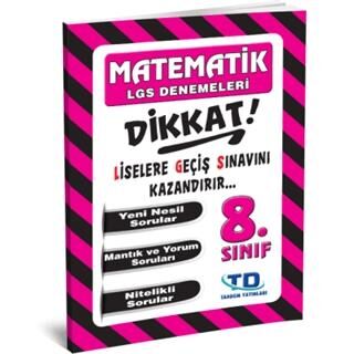 Tandem Yayınları 8. Sınıf Matematik LGS Deneme - 1