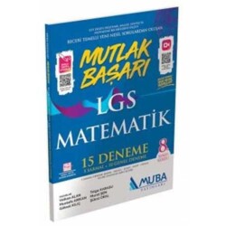 Muba Yayınları 8. Sınıf Matematik LGS Mutlak Başarı 15 Deneme - Muba Yayınları