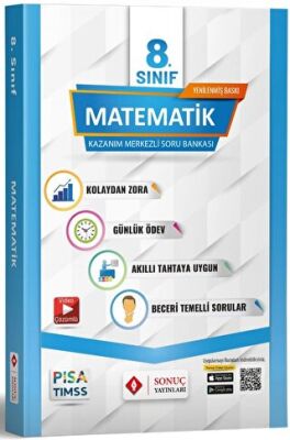 Sonuç Yayınları 8. Sınıf Matematik Kazanım Merkezli Soru Bankası - 1
