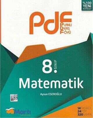Martı Okul Yayınları 8. Sınıf Matematik PDF Planlı Ders Föyü