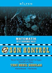 Bilfen Yayıncılık 8. Sınıf Matematik Son Kontrol 8`li Deneme Seti - Bilfen Yayıncılık