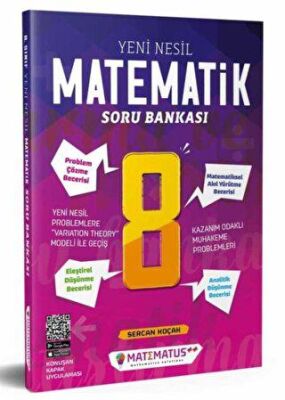Matematus Yayınları 8. Sınıf Matematik Soru Bankası - 1
