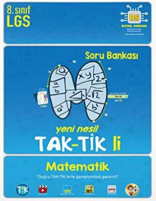Tonguç Akademi 8. Sınıf Matematik Taktikli Soru Bankası - 1