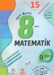 Bilimyolu Yayıncılık 8. Sınıf Matematik Tam Benlik 15 Deneme Sınavı - Bilimyolu Yayıncılık
