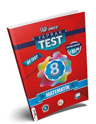 İlk Önce Yayıncılık 8. Sınıf Matematik Yaprak Test - 1