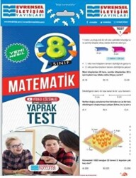Evrensel İletişim Yayınları 8. Sınıf Matematik Yeni Nesil Video Çözümlü Yaprak Test - Evrensel İletişim Yayınları