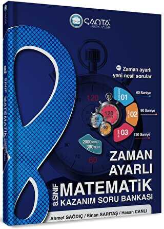 Çanta Yayınları 8. Sınıf Matematik Zaman Ayarlı Kazanım Soru Bankası