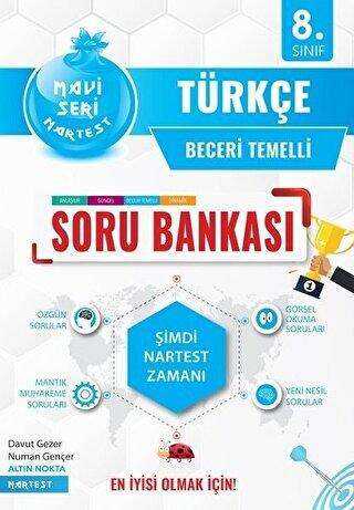 Nartest Yayınevi 8. Sınıf Mavi Türkçe Soru Bankası