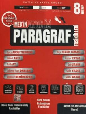 8. Sınıf MEB`in Ayak İzi Paragraf Fasikülleri - 1