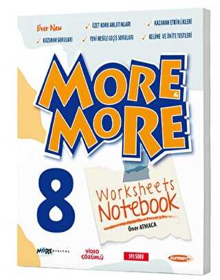 Kurmay Yayınları 8. Sınıf More and More Worksheets Notebook