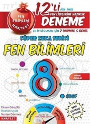 Nartest Yayınevi 8. Sınıf Nar Fen Bilimleri 12 Deneme Sınavı - Nartest Yayınevi