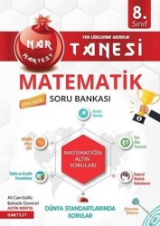 Nartest Yayınevi 8. Sınıf Nar Tanesi Matematik Soru Bankası Altın Sorular - Nartest Yayınevi