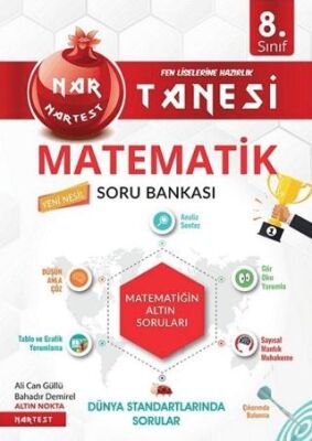 Nartest Yayınevi 8. Sınıf Nar Tanesi Matematik Soru Bankası Altın Sorular - 1
