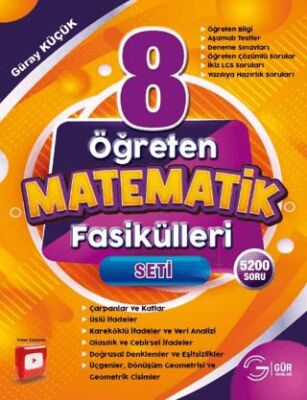 Gür Yayınları 8. Sınıf Öğreten Matematik Seti - 1