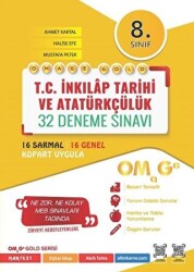 Nartest Yayınevi 8. Sınıf Omage Gold T.C. İnkılap Tarihi Ve Atatürkçülük 32 Deneme Sınavı - Nartest Yayınevi