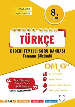 Omage Yayınları 8. Sınıf Omage Gold Türkçe Soru Bankası