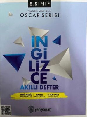 Yeniyorum Yayınları 8. Sınıf Oscar Serisi İngilizce Akıllı Defter - 1