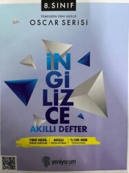Yeniyorum Yayınları 8. Sınıf Oscar Serisi İngilizce Akıllı Defter - Yeniyorum Yayınları