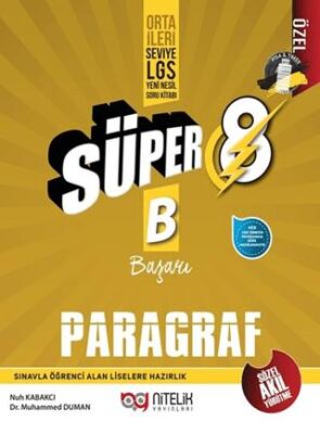 8. Sınıf Paragraf Süper Yeni Nesil Soru Kitabı - 1