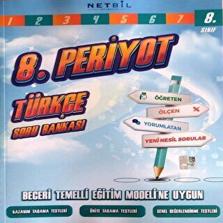 Netbil Yayıncılık 8. Sınıf Periyot Türkçe Soru Bankası - 1