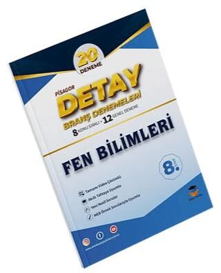 Zeka Küpü Yayınları 8. Sınıf Pisagor Detay Fen Bilimleri 20`Lİ Branş Denemesi - 1