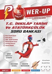 Nartest Yayınevi 8. Sınıf Power-Up T.C. İnkilap Tarihi Ve Atatürkçülük Soru Bankası - Nartest Yayınevi
