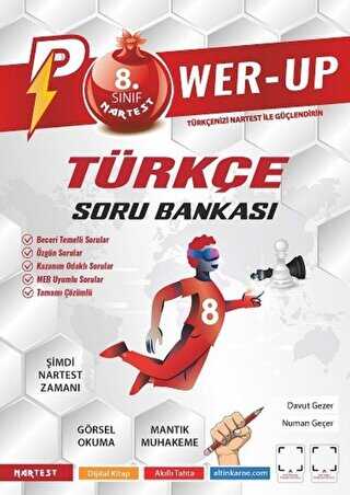 Nartest Yayınevi 8. Sınıf Power-Up Türkçe Soru Bankası