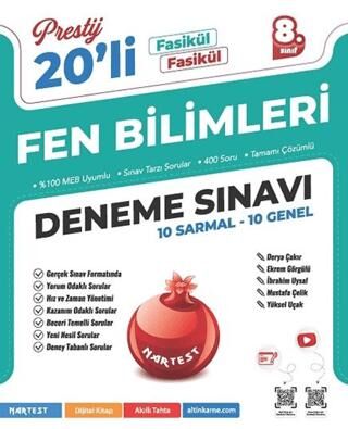 8. Sınıf Prestij Fen Bilimleri 20`li Deneme Sınavı - 1