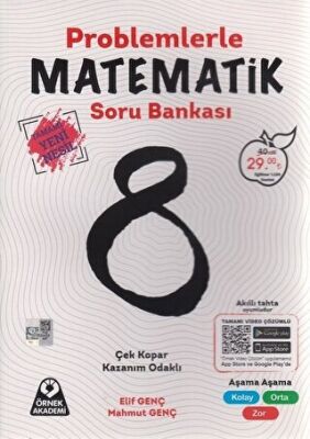 Örnek Akademi 8. Sınıf Problemlerle Matematik Soru Bankası - 1