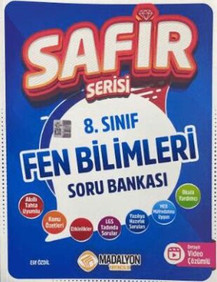 Madalyon Yayınları 8. Sınıf Safir Fen Bilimleri Soru Bankası - 1