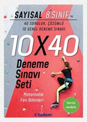 Tudem Yayınları - Bayilik 8. Sınıf Sayısal 10x40 Deneme Sınavı Seti - Tudem Yayınları - Bayilik