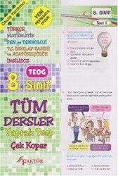 8. Sınıf Tüm Dersler Çek Kopar Yaprak Test - FAKTÖR YAYINLARI